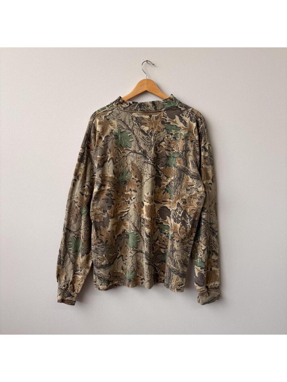 Vintage 90s real tree Camo long sleeve shirt (0358) - Picture 2 of 5